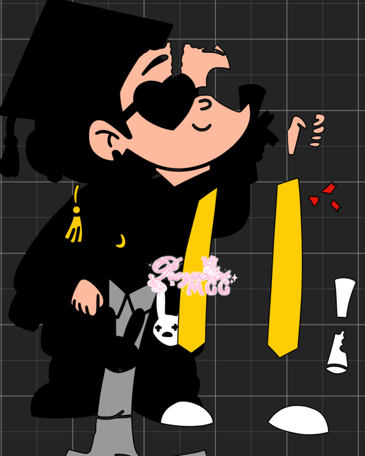 Baby Benito Graduation SVG Digital File
