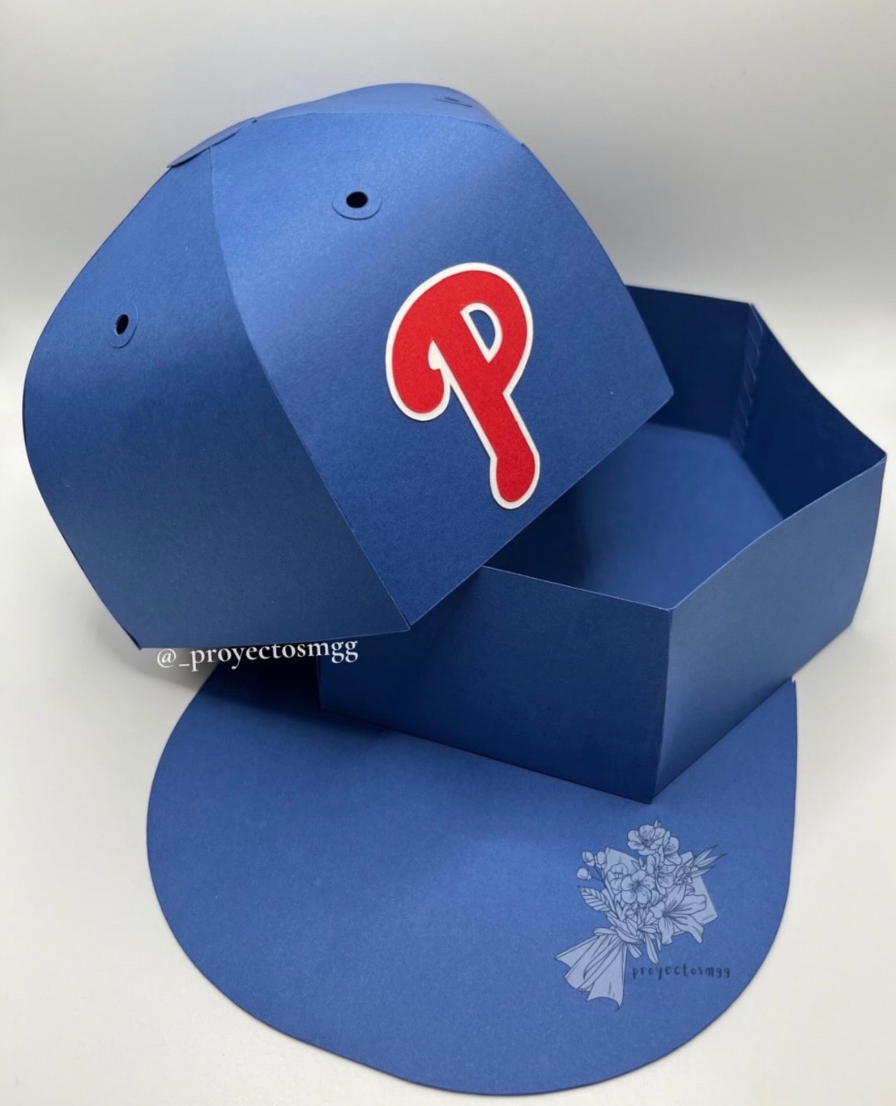 Blue Philadelphia Treat Box Hat