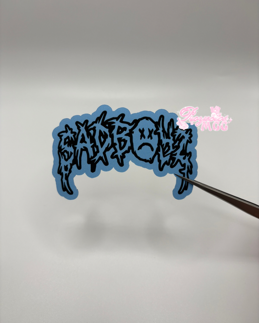 SadBoy Graffiti Matte Sticker