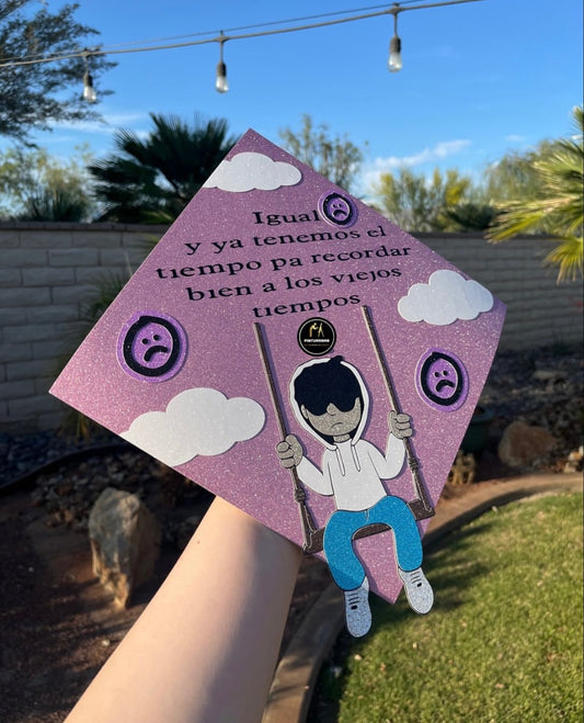 Junior H Pink SB4L Grad Cap