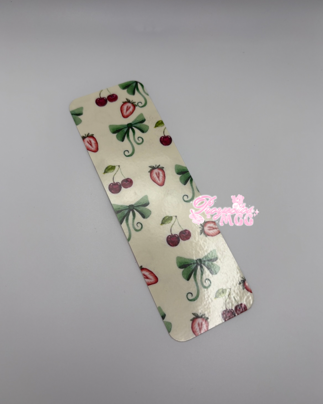 Cherry Fresa Laminated Bookmark