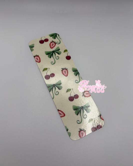 Cherry Fresa Laminated Bookmark