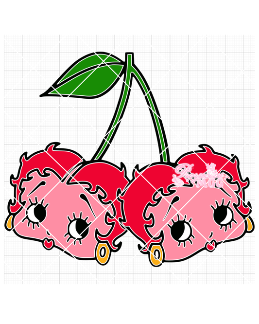 Betty Cherry SVG Digital File