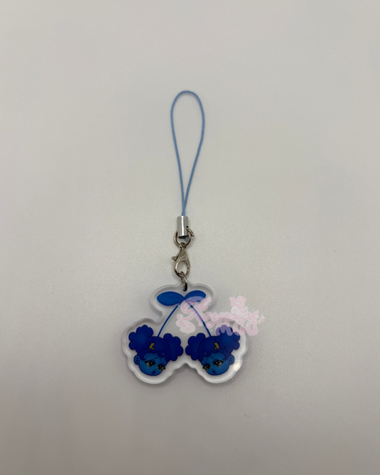 SadGirl Cherry Acrylic Phone Charm