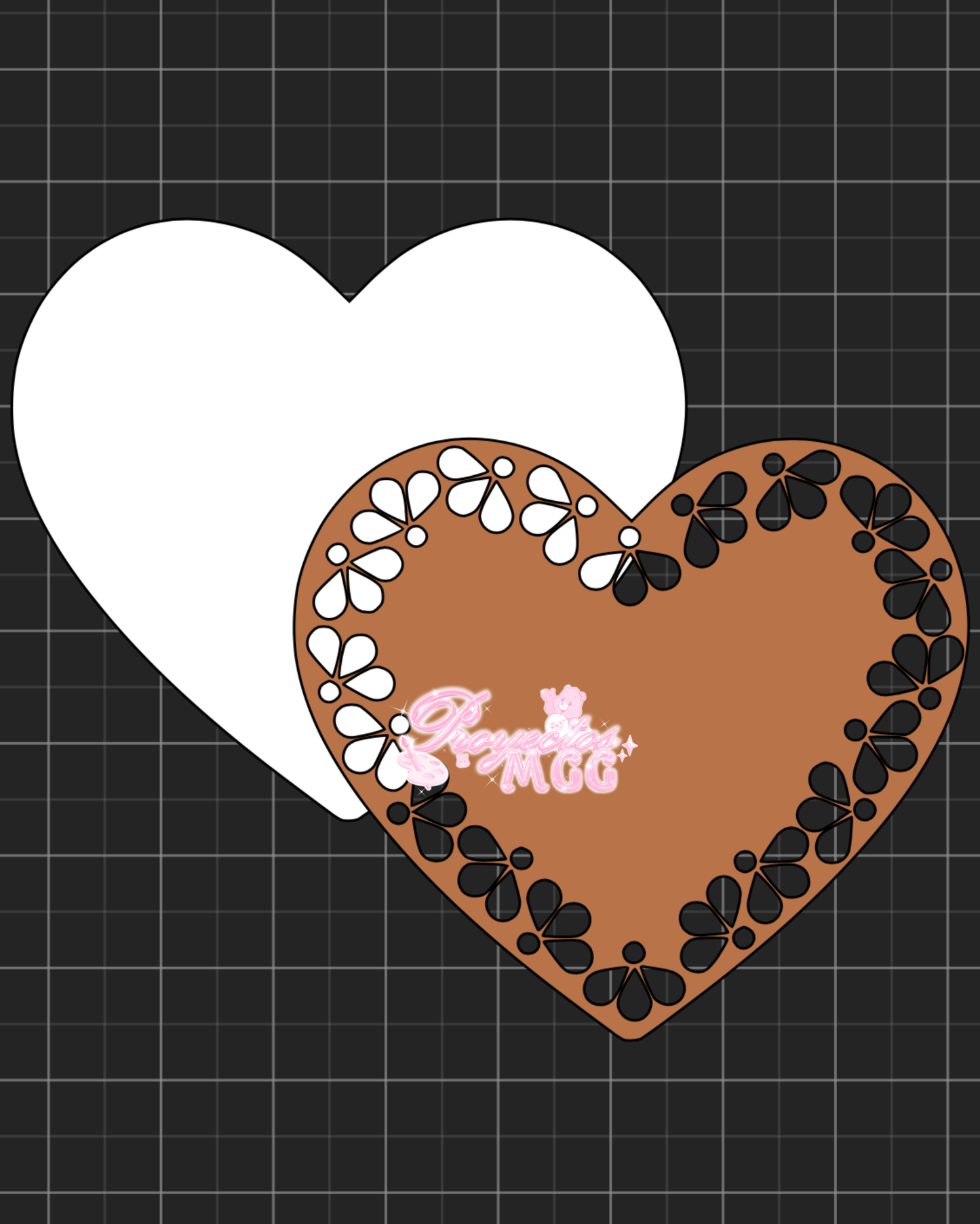 Talavera Heart SVG Digital File