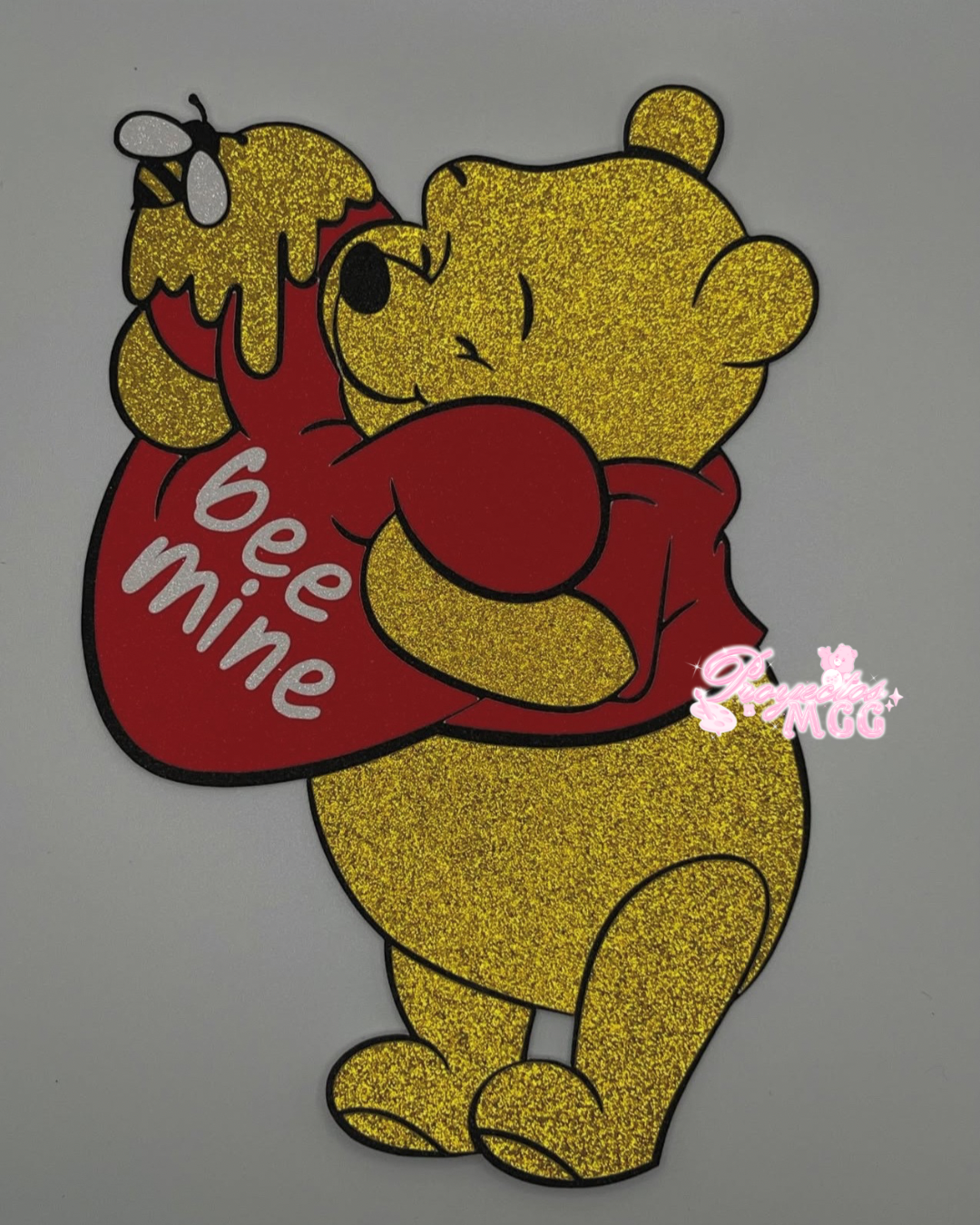 Pooh “Bee Mine” Bouquet Topper