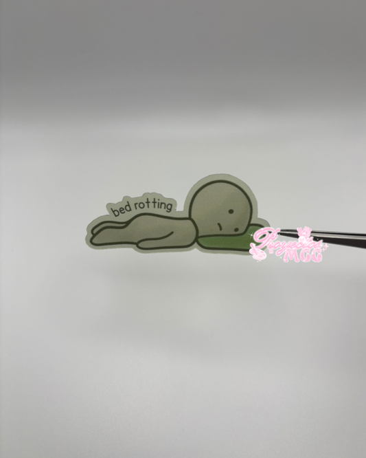 Bed Rotting Matte Sticker