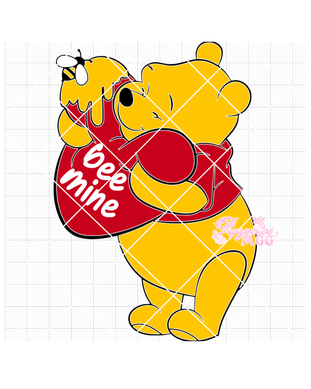 Pooh Bee Mine SVG Digital File