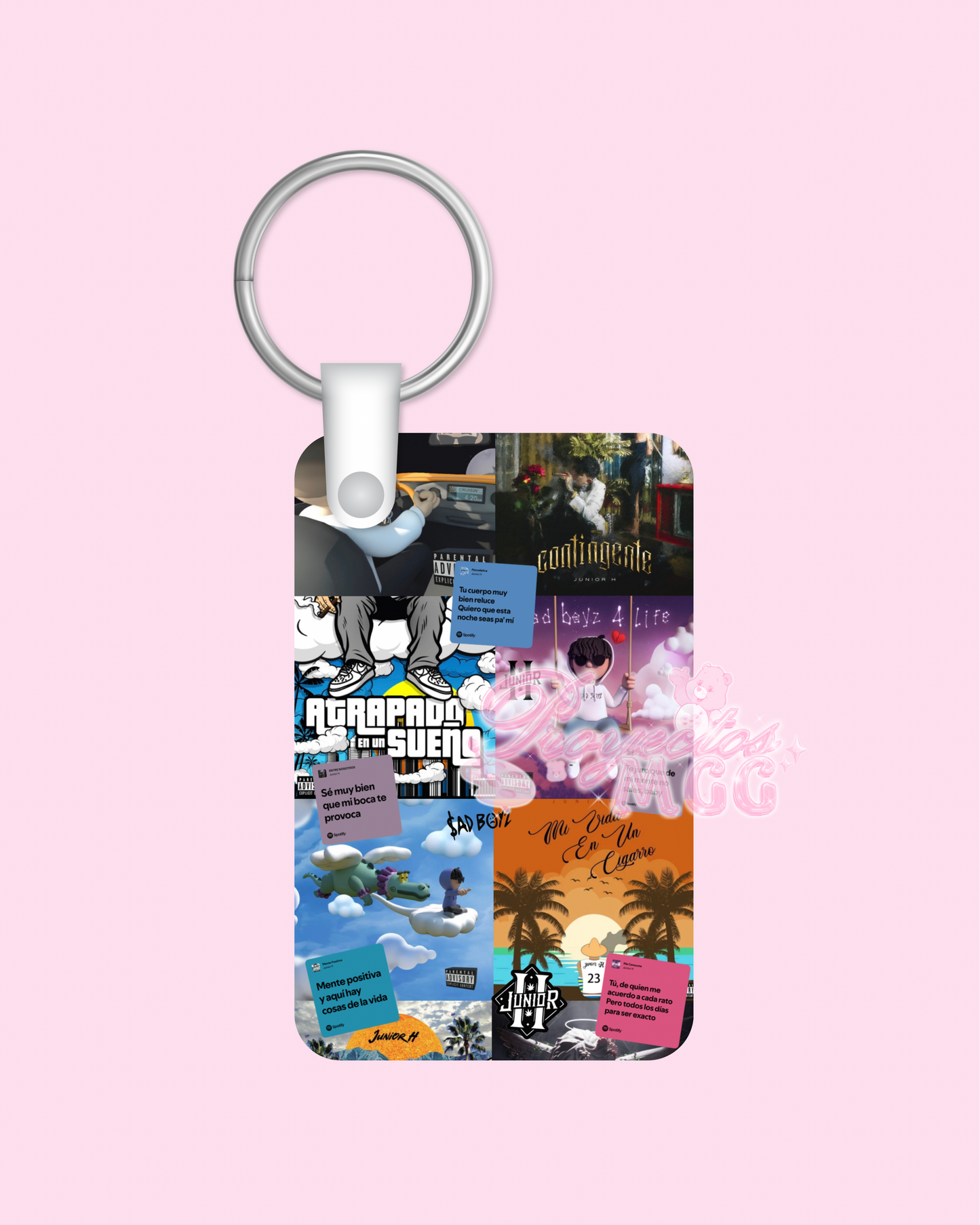 Junior H Album Collage Keychain