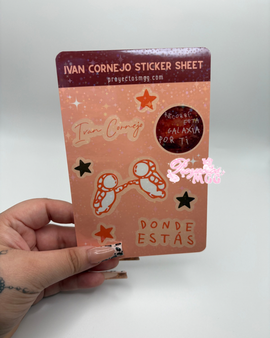 Ivan Cornejo Holo Sticker Sheet
