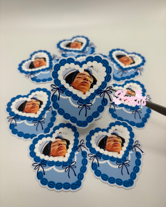 Saturno Vintage Cake Matte Sticker