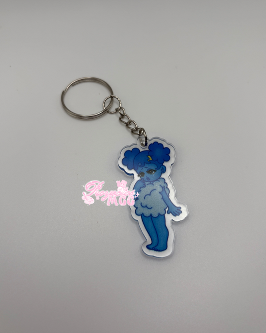 SadGirl Acrylic Keychain