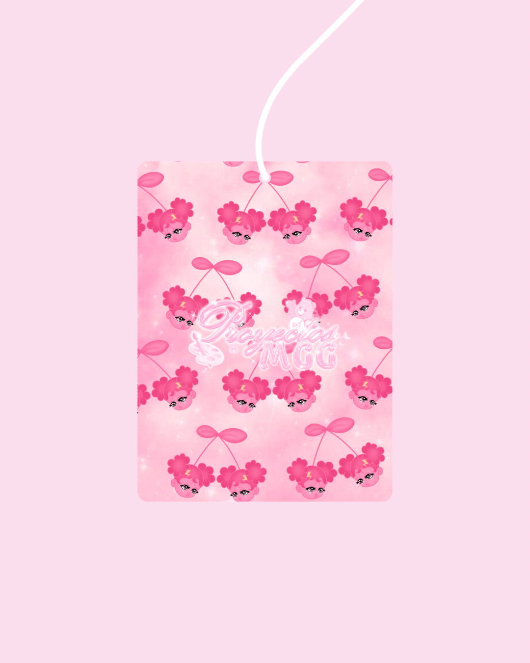 Pink SadGirl Cherry Car Air Freshener