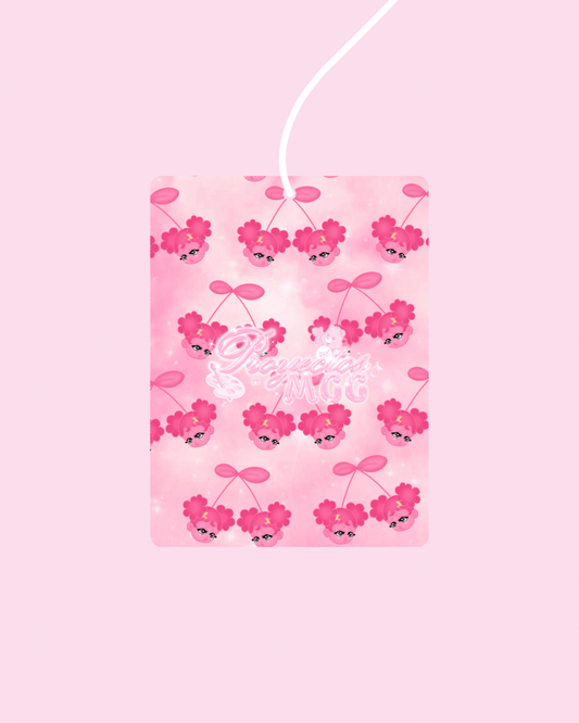 Pink SadGirl Cherry Car Air Freshener