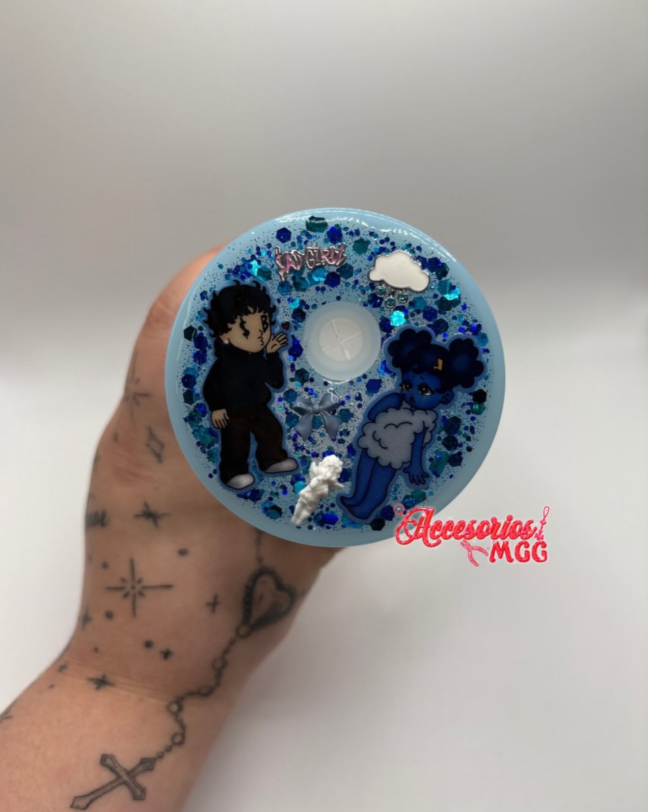 SadGirl 16oz. Glass Cup