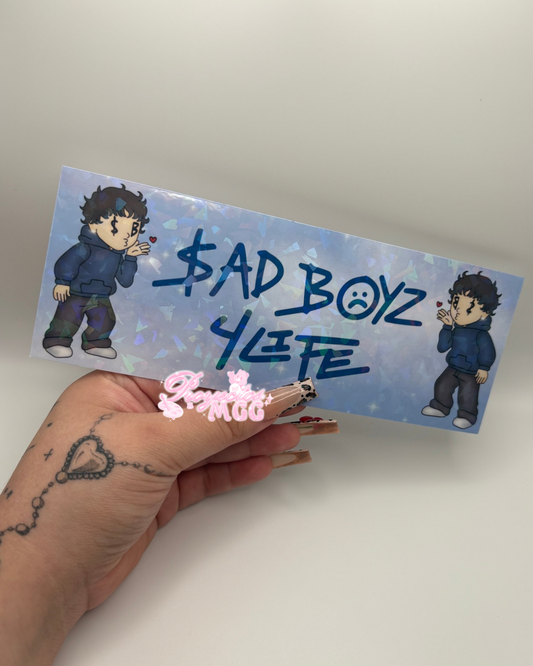 SadBoy 4 Life Car Bumper Decal