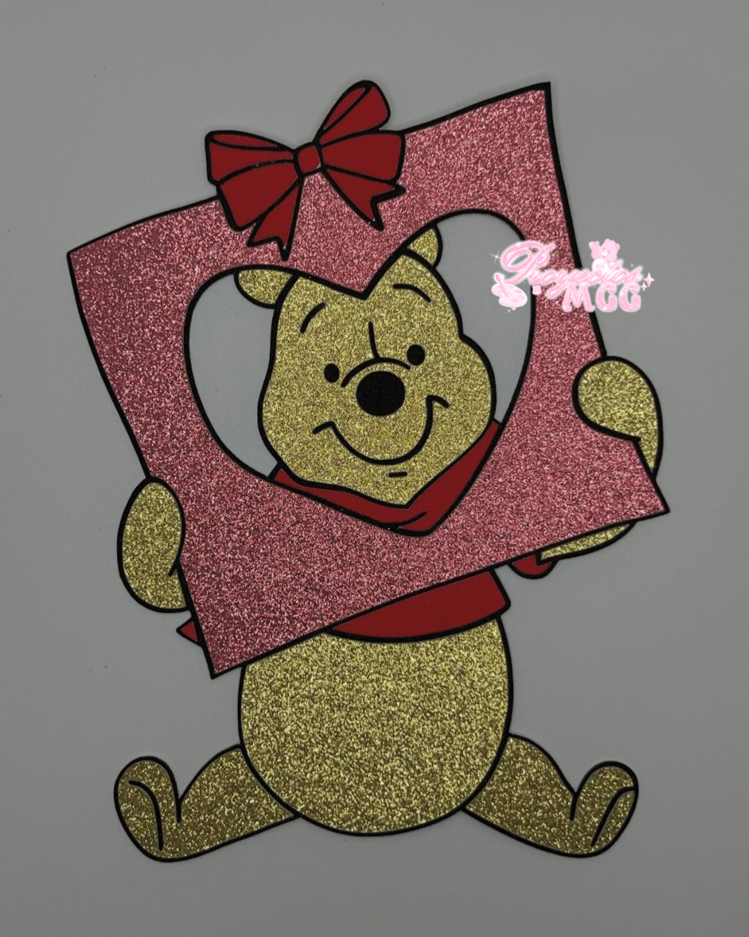 Pooh Love Note Bouquet Topper