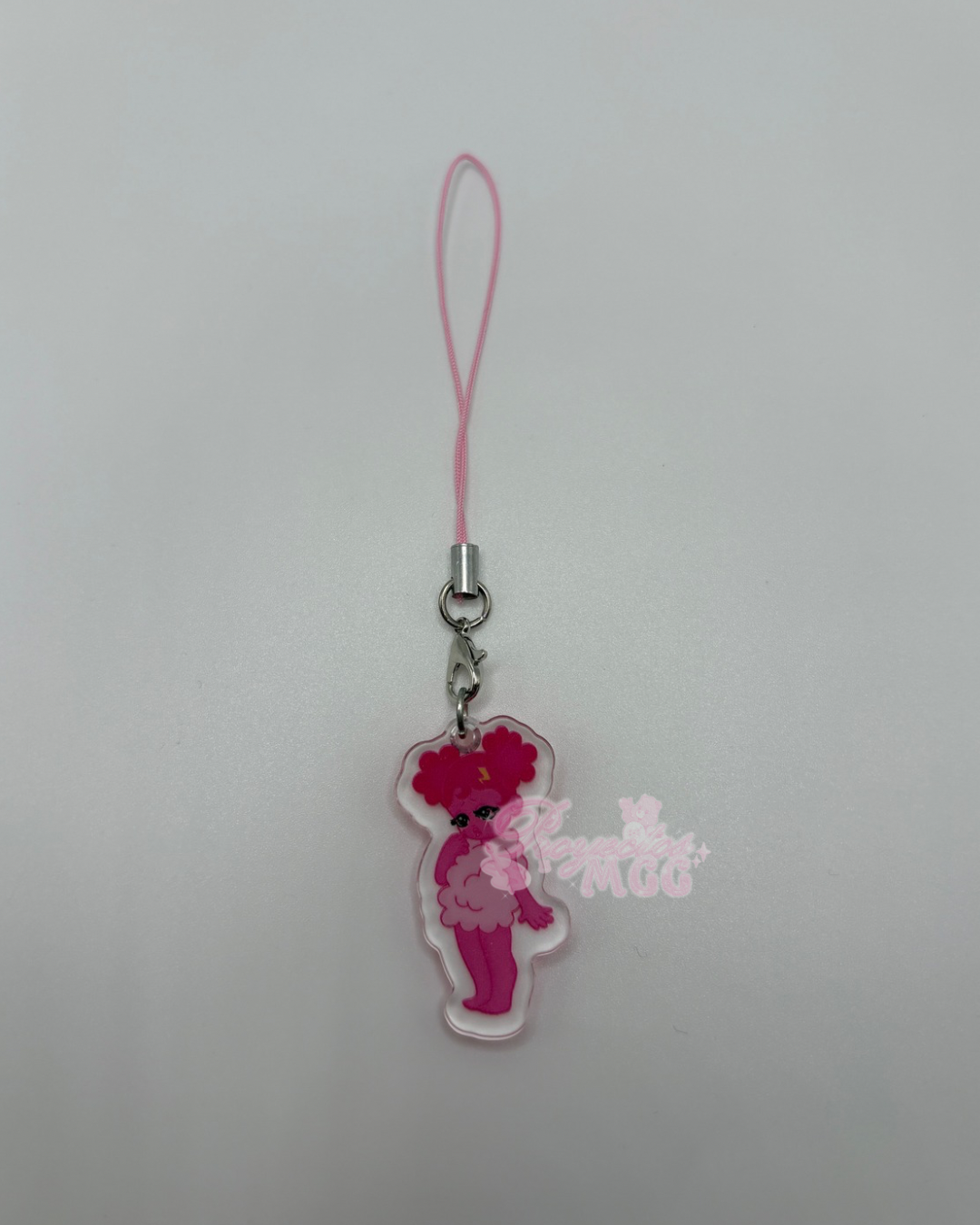 Pink SadGirl Acrylic Phone Charm