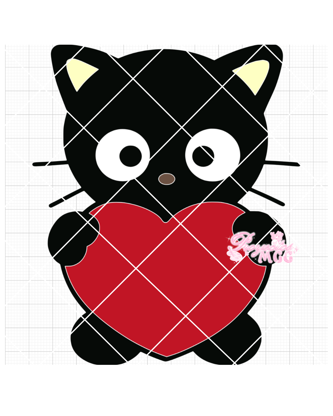 Choco w/ Heart SVG Digital File