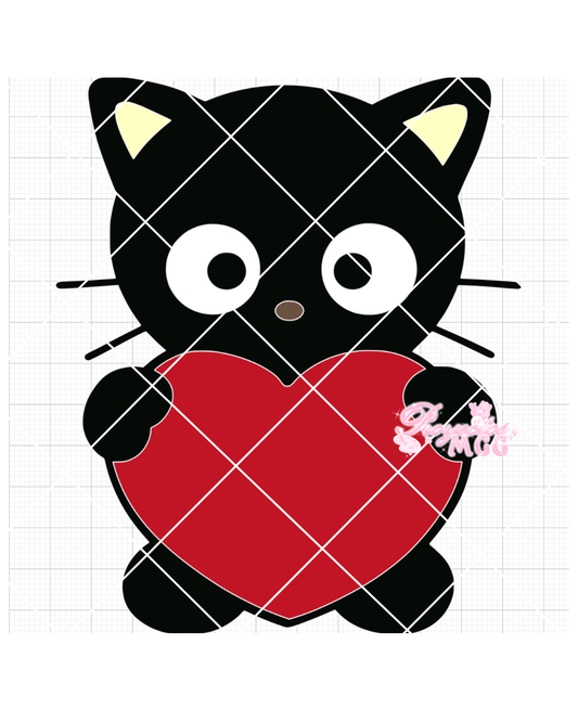 Choco w/ Heart SVG Digital File