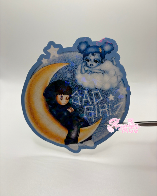 SadGirl Luna Holo Car Decal
