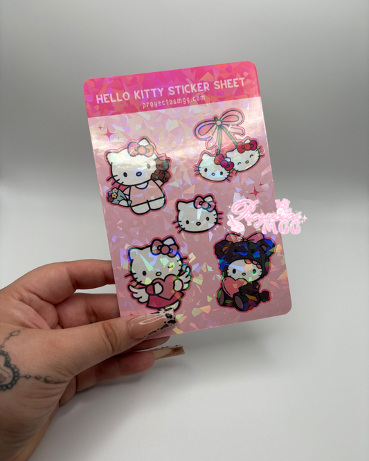 HK Holo Sticker Sheet