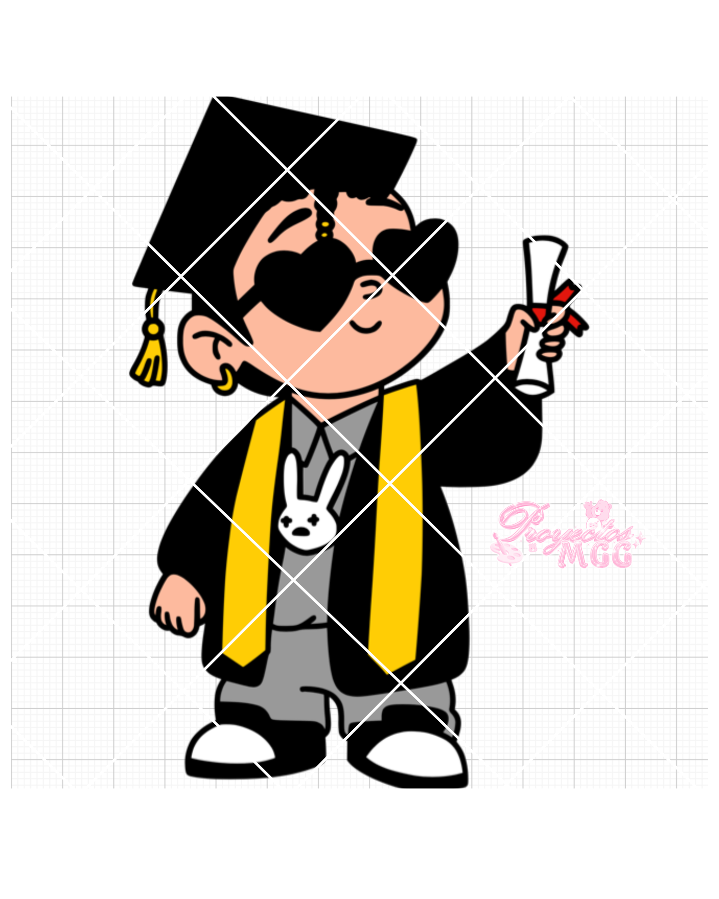 Baby Benito Graduation SVG Digital File
