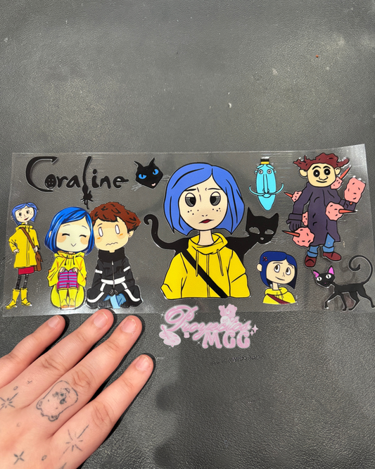 Coral #1 Glass Cup 16oz