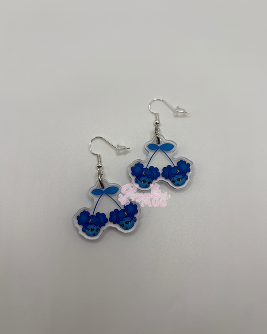 SadGirl Cherry Acrylic Earrings