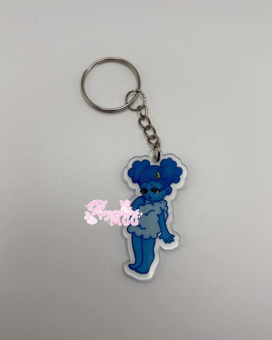 SadGirl Acrylic Keychain
