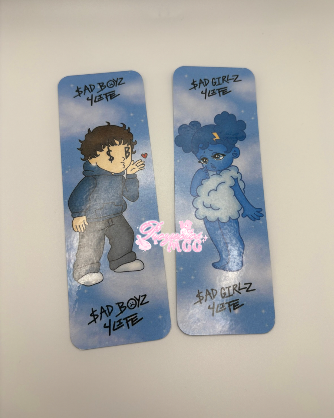 SadBoy & SadGirl Laminated Bookmarks