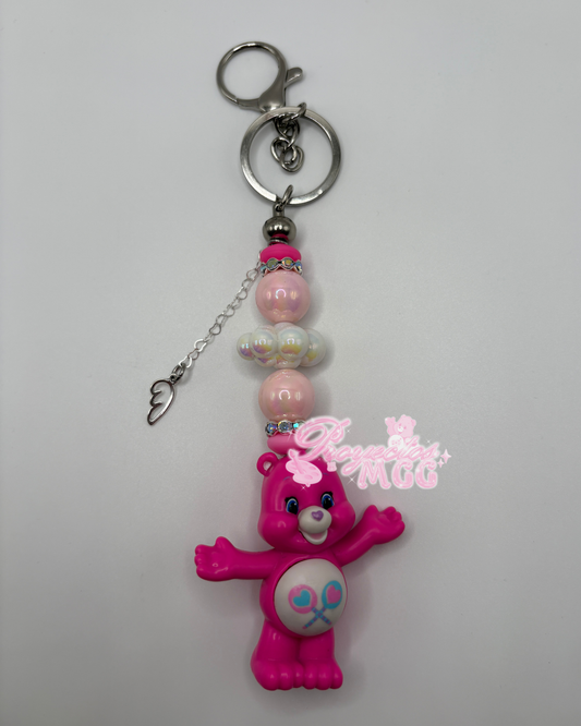 Sharing Bear Beaded Keychain