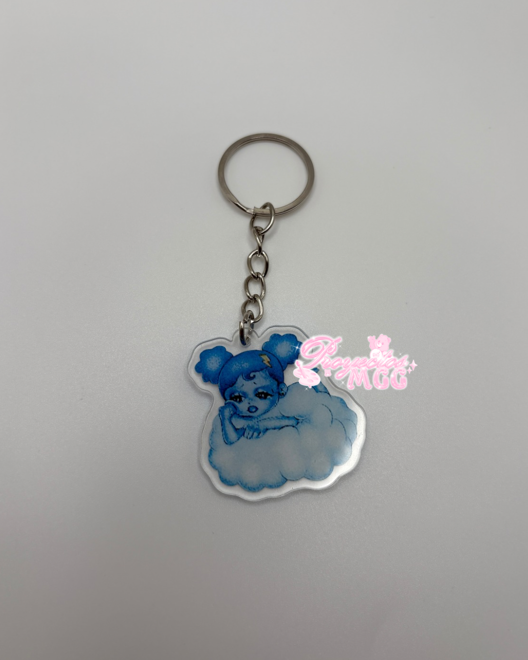 SadGirl Cloud Acrylic Keychain