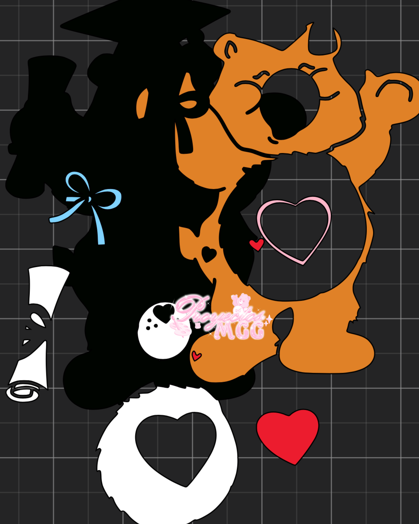 Tender Bear Graduation SVG Digital File