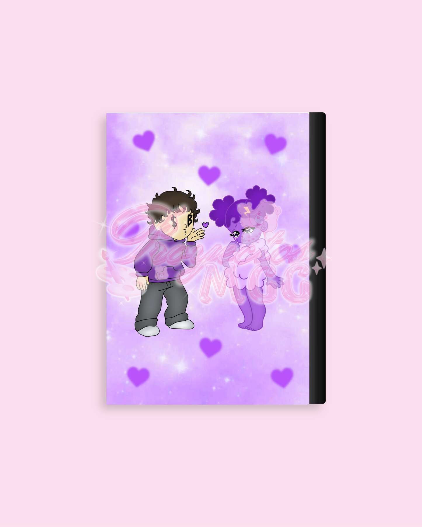 Purple SadBoy & SadGirl Notebook