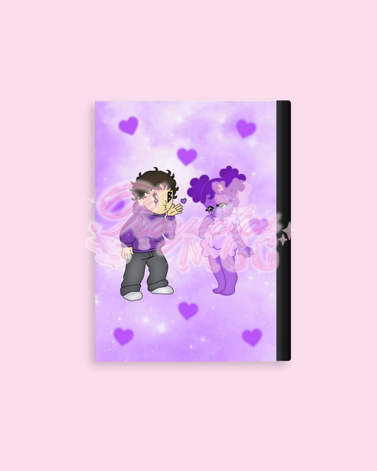 Purple SadBoy & SadGirl Notebook