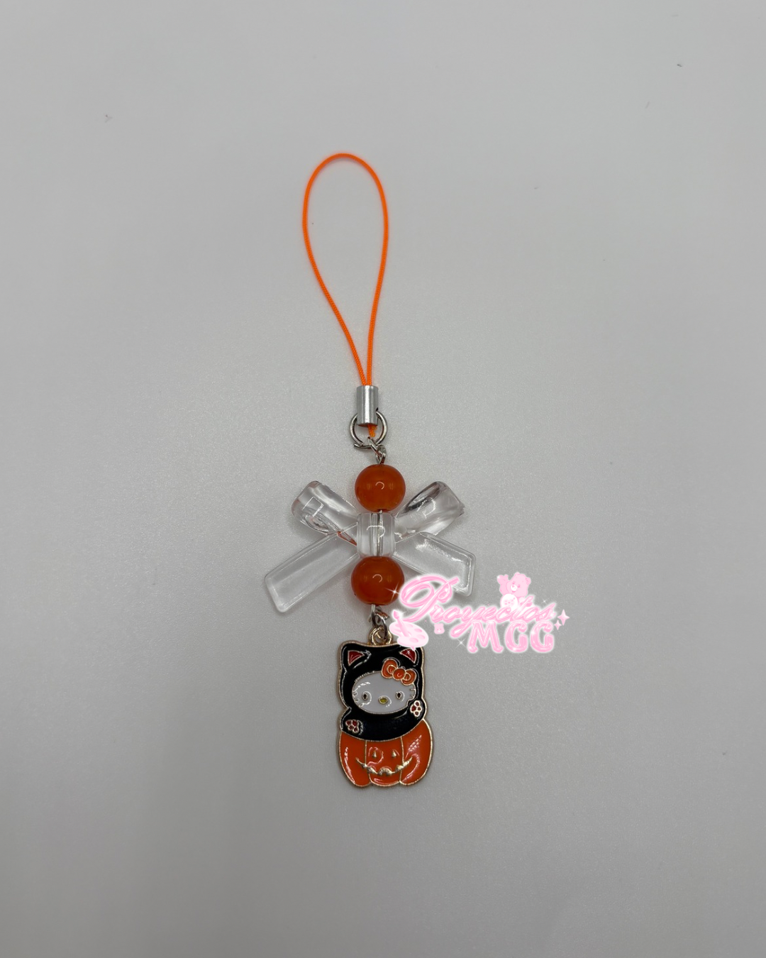 HK Halloween Cat Phone Charm