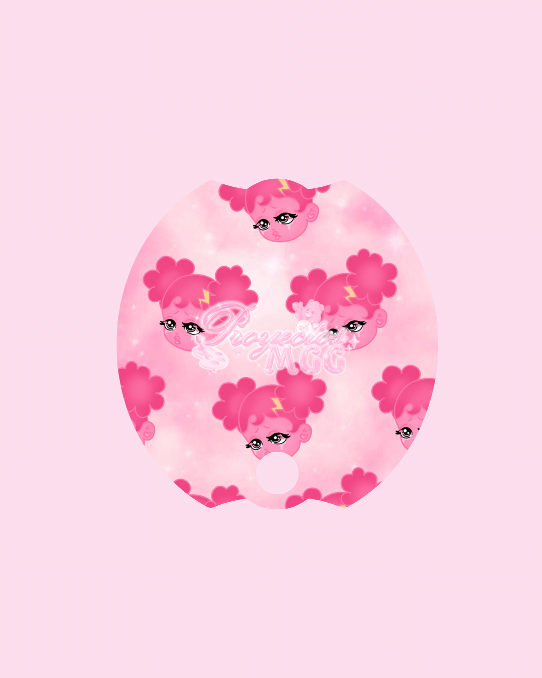 Pink SadGirl Face Stanley Topper