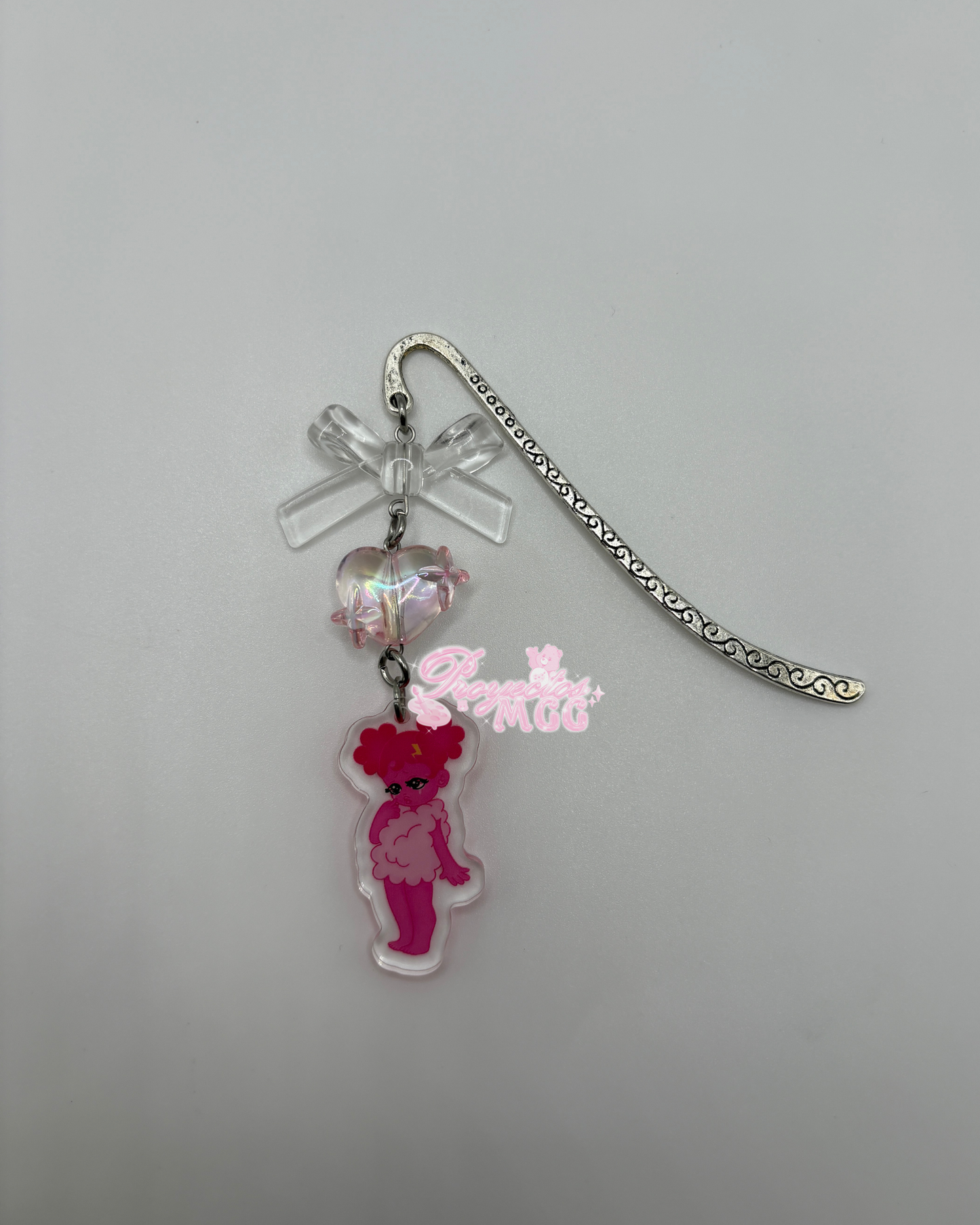 Pink SadGirl Acrylic Charm Bookmark