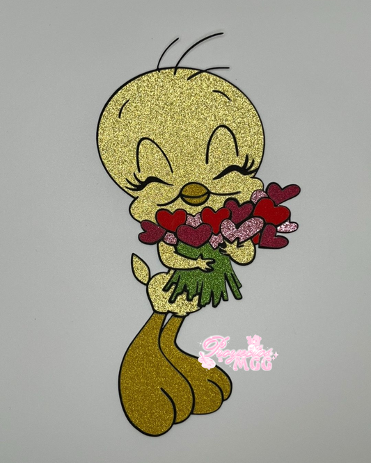 Tweet w/ Flower Bouquet