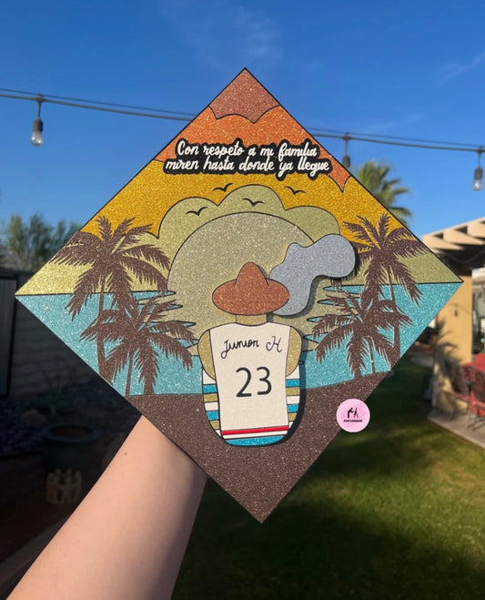 Junior H MVEUC Glittery Grad Cap