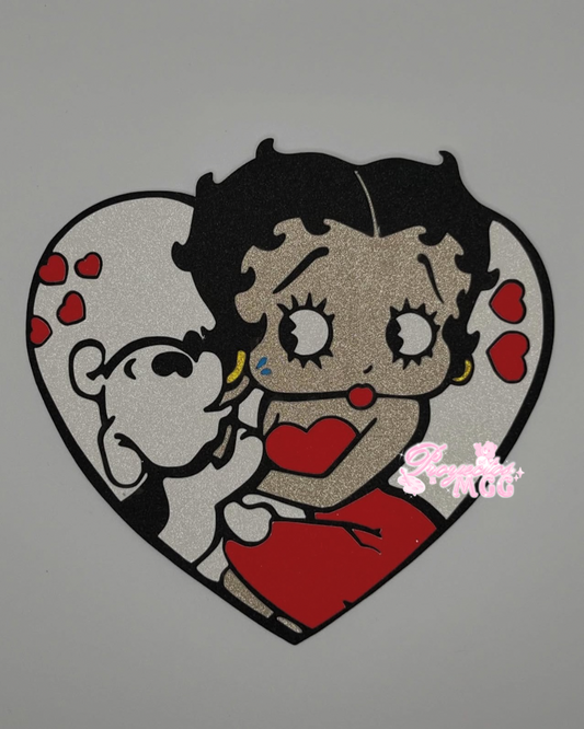 Betty Heart Bouquet Topper