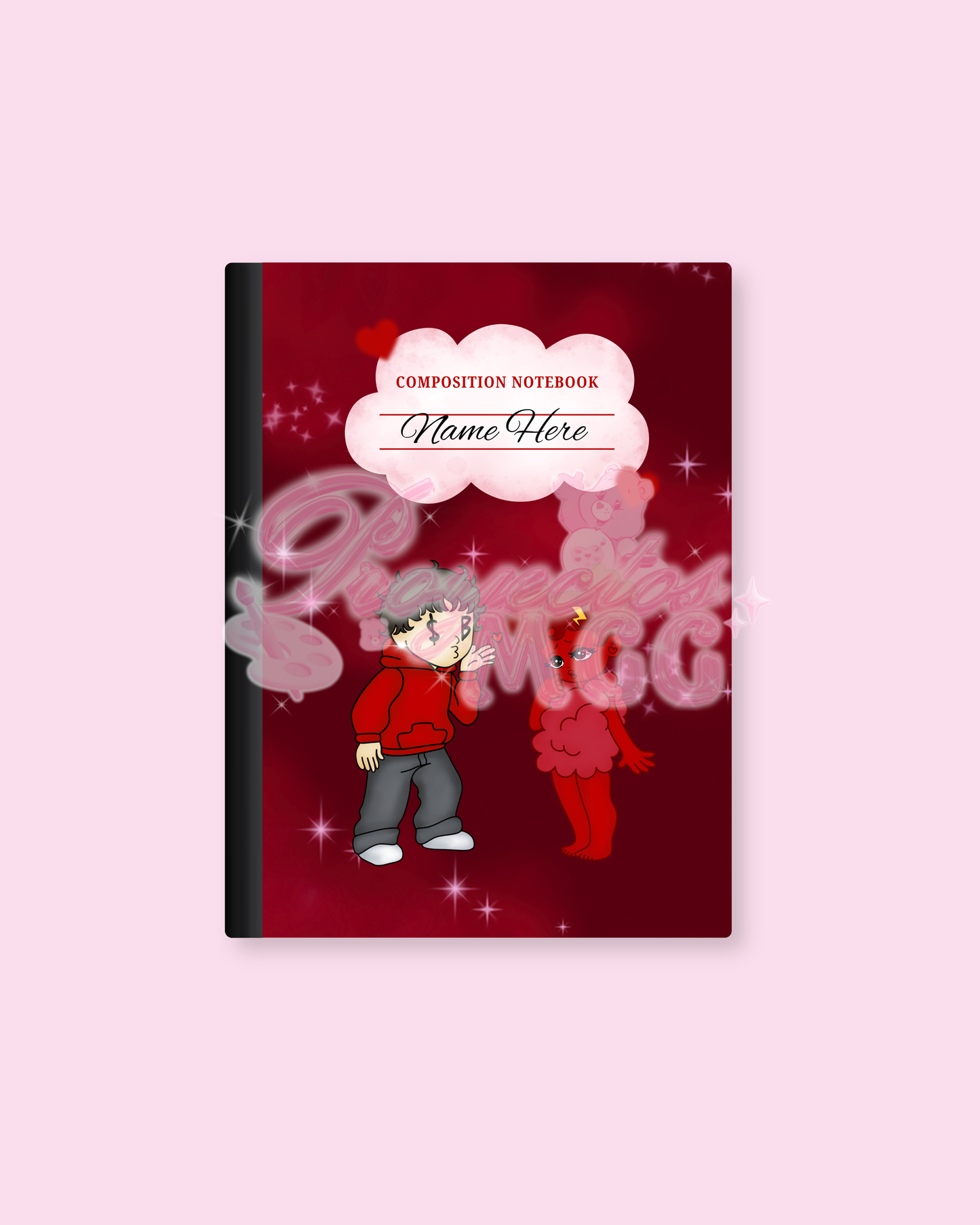 Red SadBoy & SadGirl Notebook