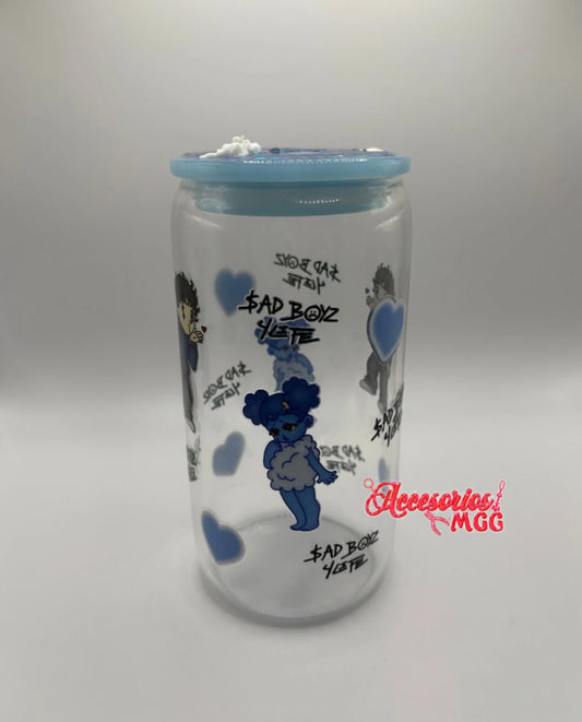 SadBoy 16oz. Glass Cup