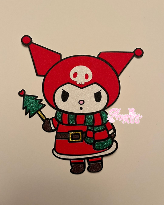 Bunny Xmas Outfit Bouquet Topper