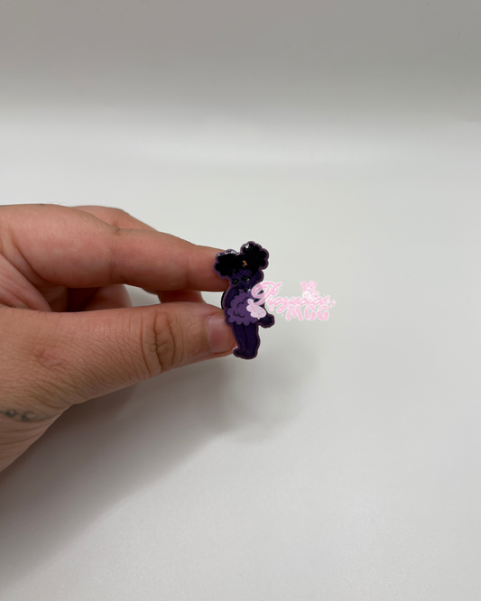 Purple SadGirl Croc Charm