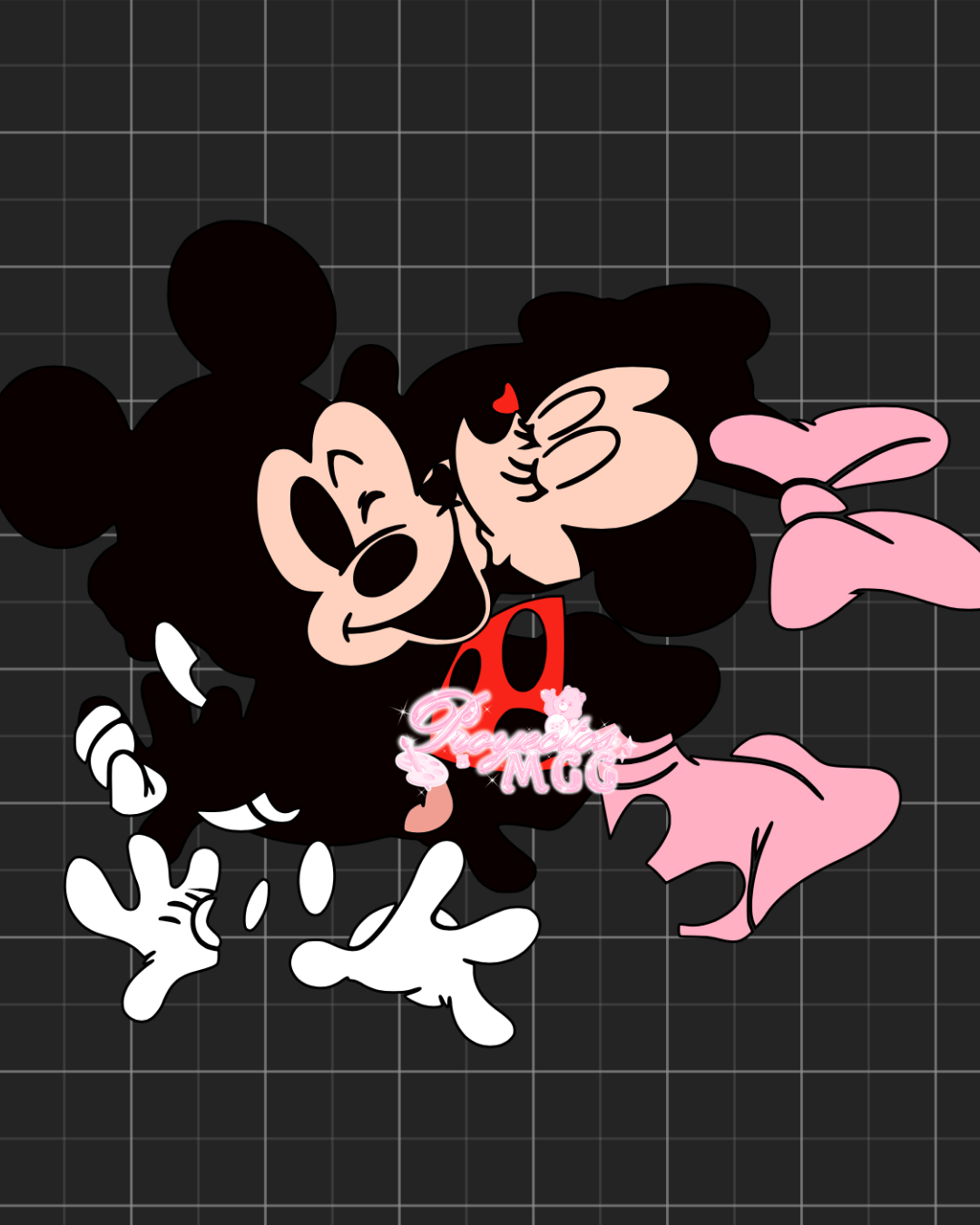 Cute Mouse Couple SVG Digital File