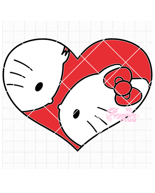 HK & Daniel Heart SVG Digital File