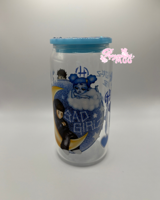 SadGirl Luna Glass Cup