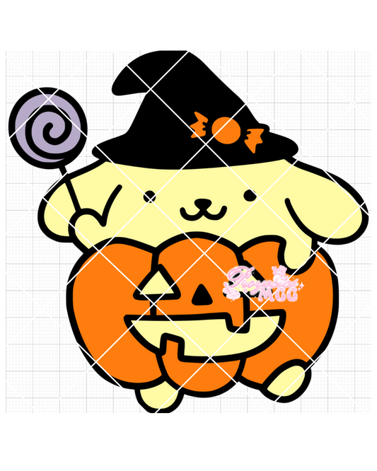 Pom Pumpkin SVG Digital File